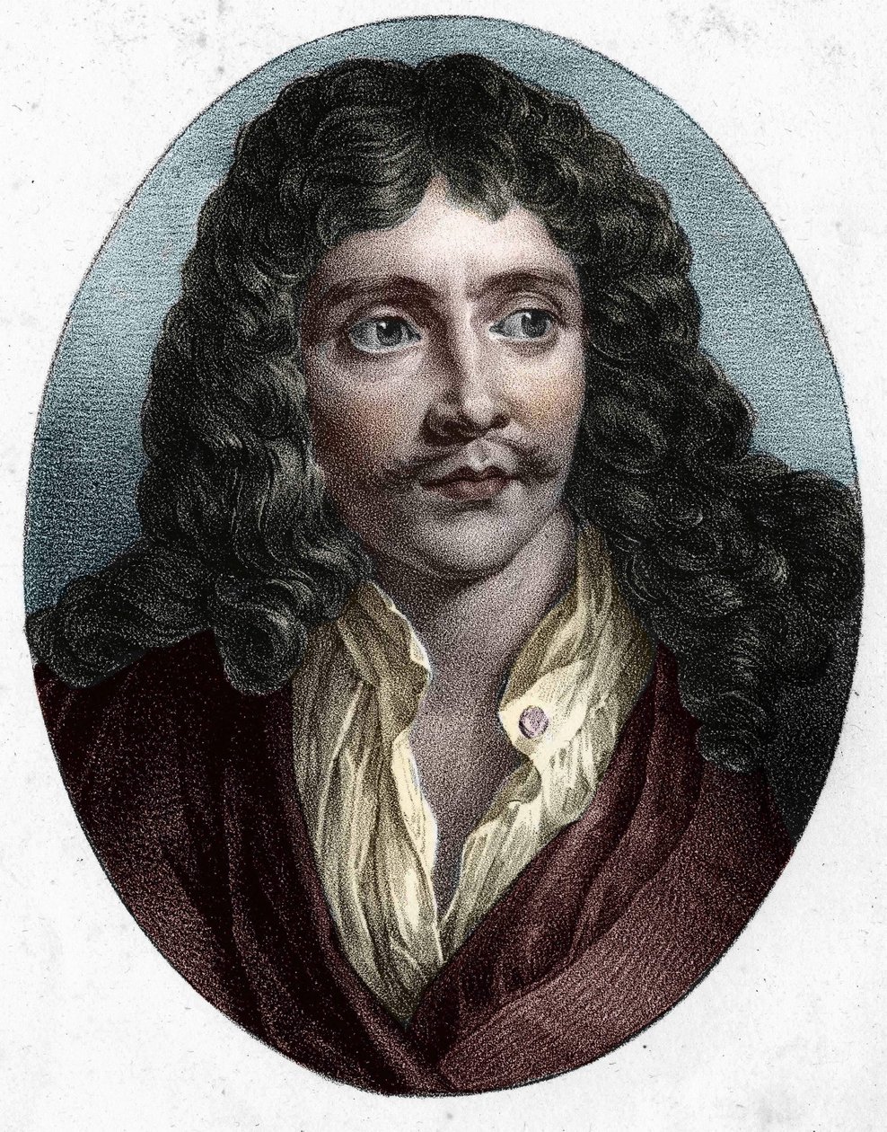 Jean Baptiste Poquelin genannt Molière (1622-1673). von Unknown artist