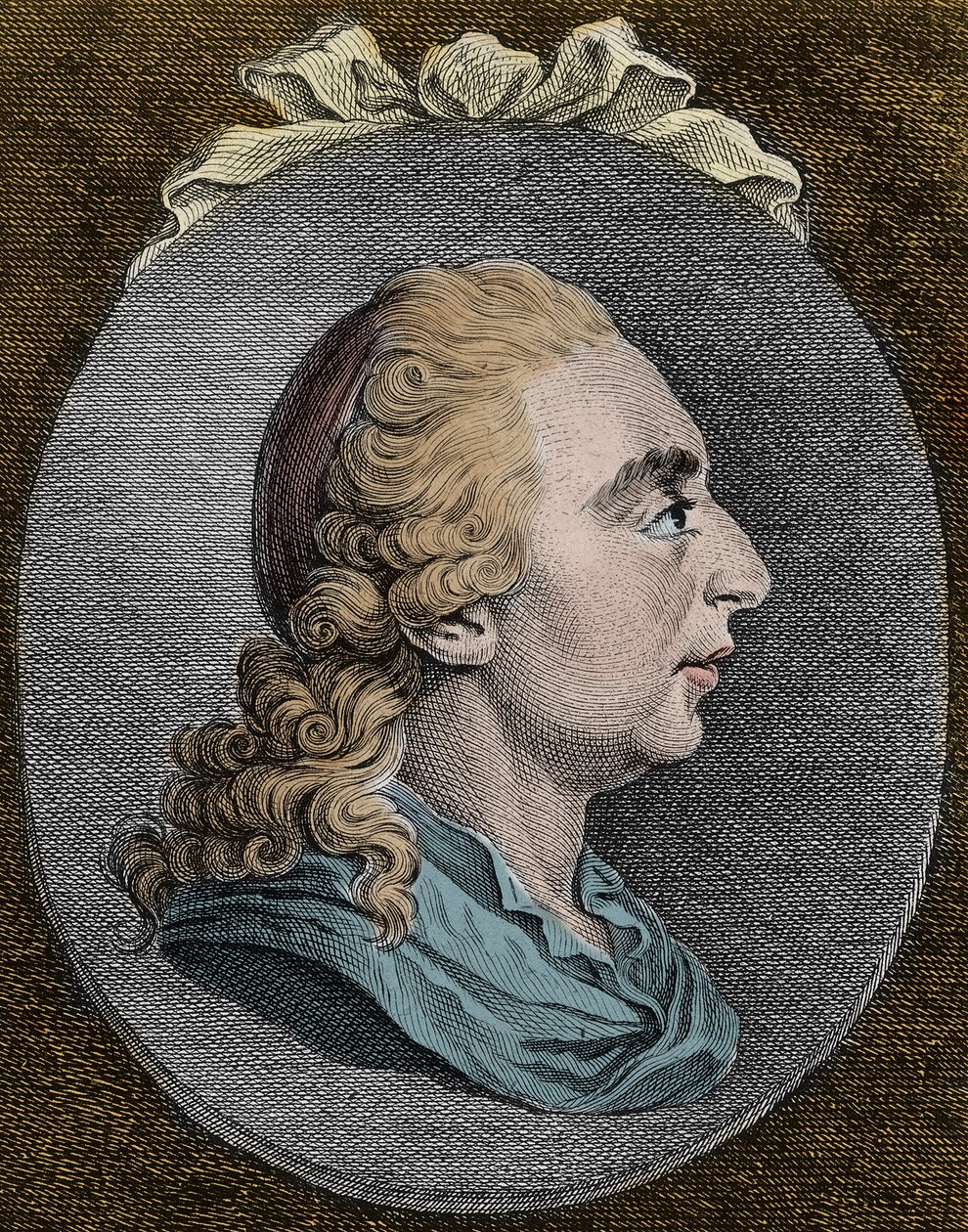 Joseph Freiherr von Sonnenfels (1732-1817) österreichischer und deutscher Jurist und Schriftsteller - Gravur von Unknown artist