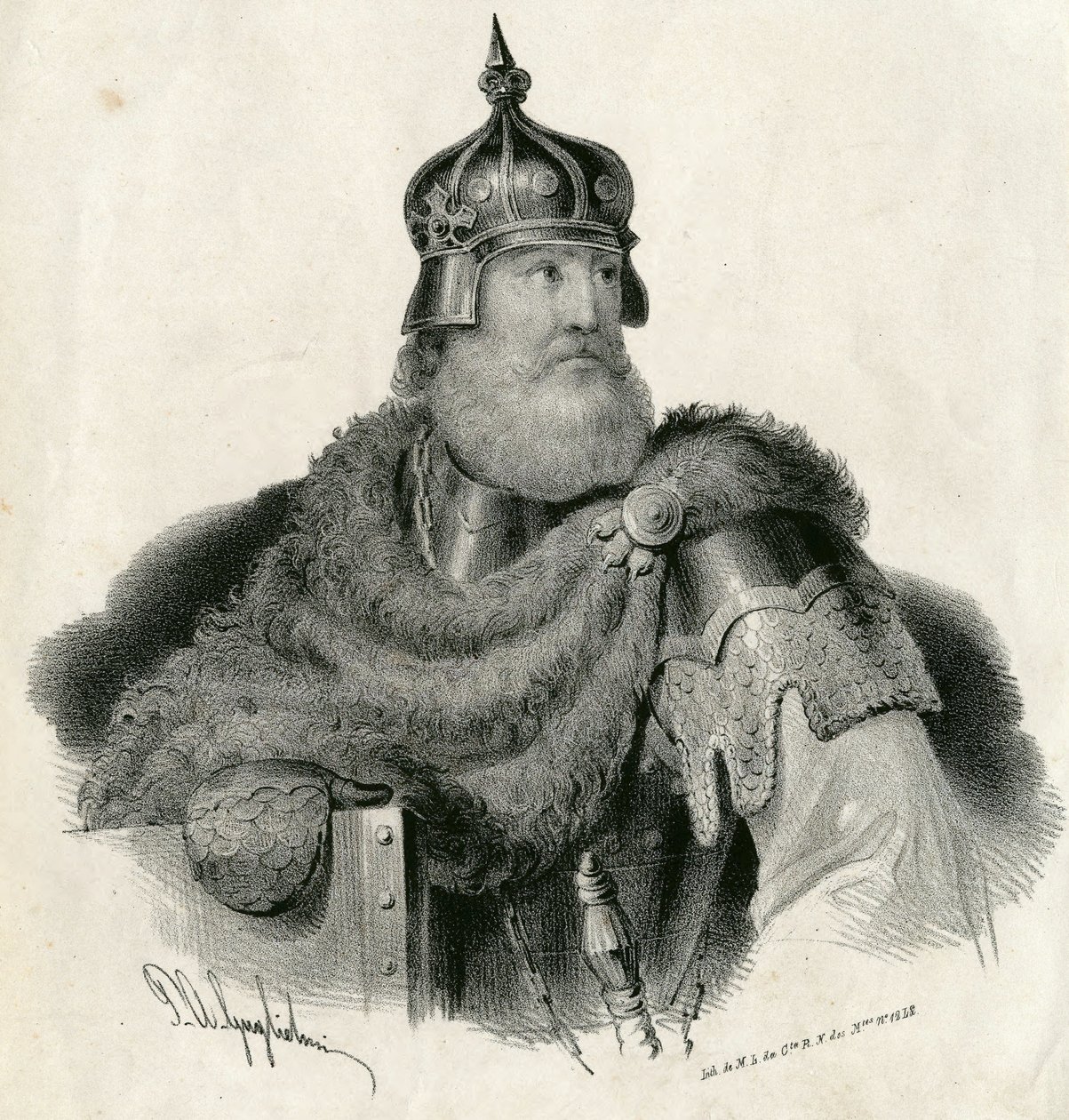 Kęstutis, Großfürst von Litauen und Herzog von Trakai (1297-1382) von Unknown artist