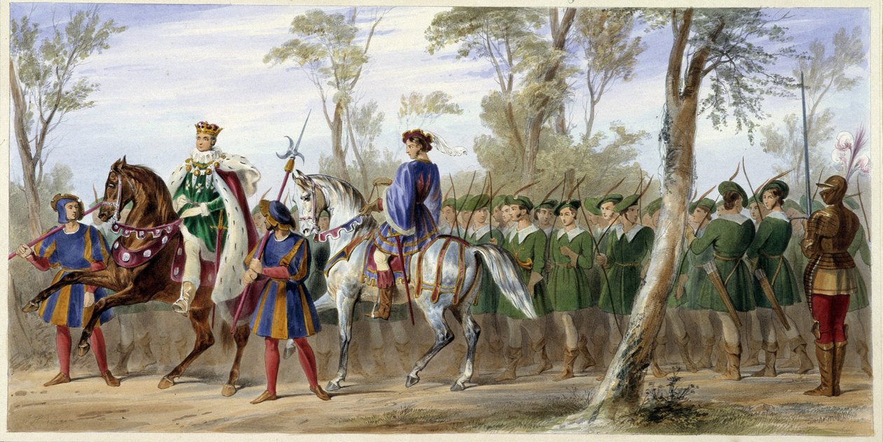 König Charles William Vane - in „Knight of England“ von J. Whatman, ed. T. M