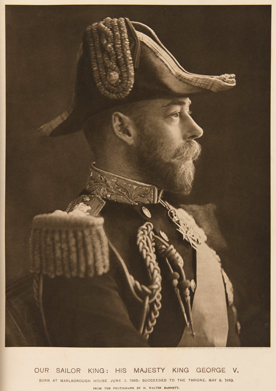 König Georg V., ca. 1903 von Unknown Artist