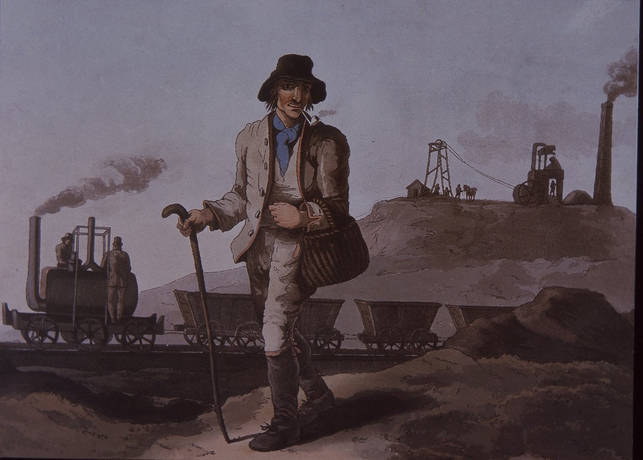 Arbeiter, frühe industrielle Revolution, frühes 19. Jahrhundert von Unknown artist