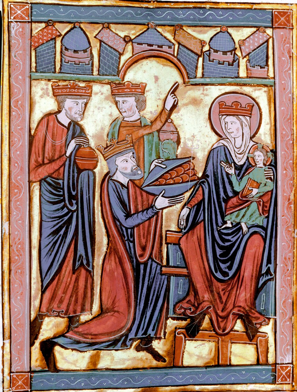 Die Anbetung der Könige von Unknown artist