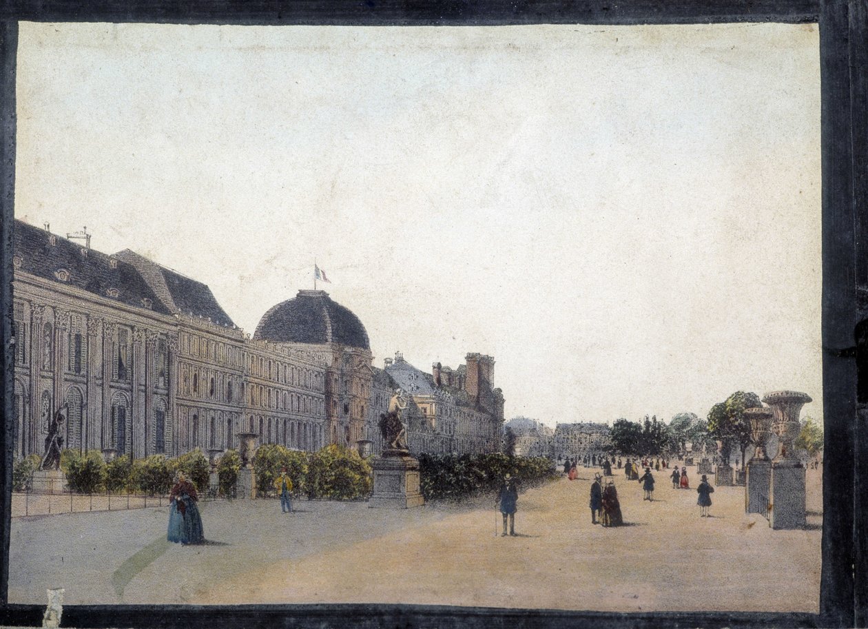 Die Tuilerien - in „Ansichten von Paris für Panoptic Polyorama“, ca. 1850 von Unknown artist