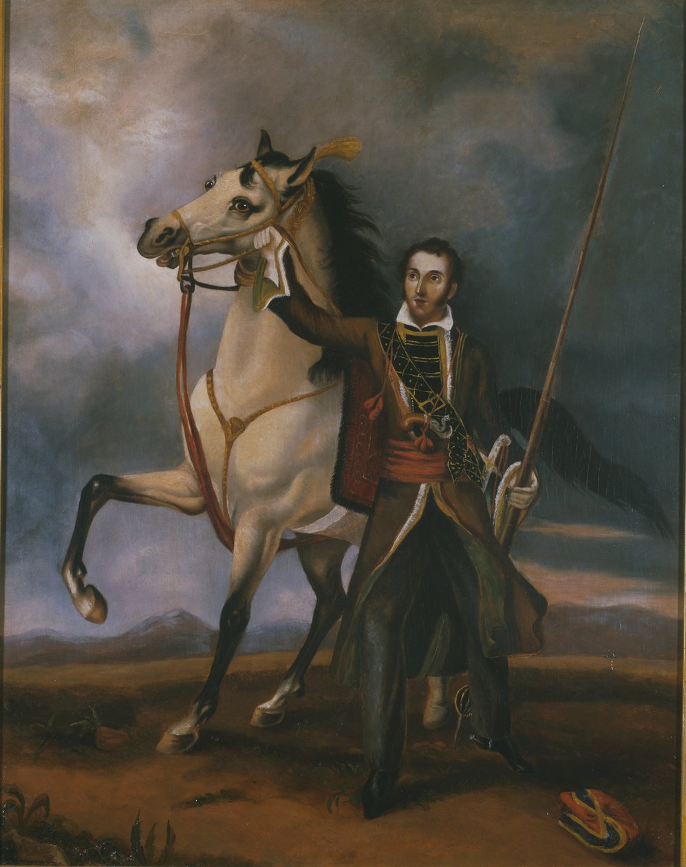 Leutnant (später Hauptmann) Charles Swanston, Poona Irreguläre Kavallerie von Unknown artist