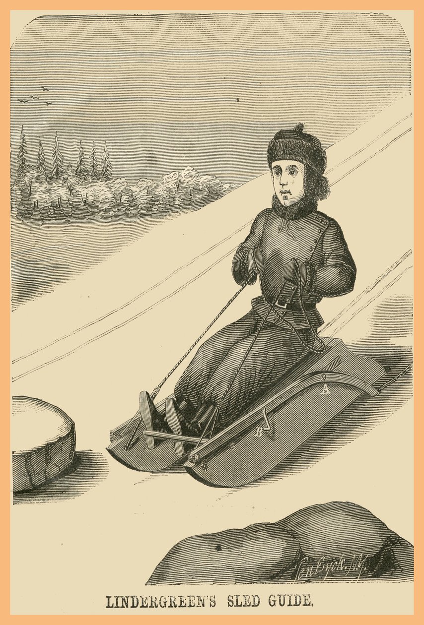 Lindergreens Schlittenführung von Unknown Artist