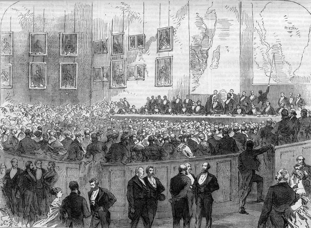 London 1868. Geographische Gesellschaft von London: Beschreibung der Reise von Dr. David Livingstone (1813-1873) nach Afrika von Unknown artist
