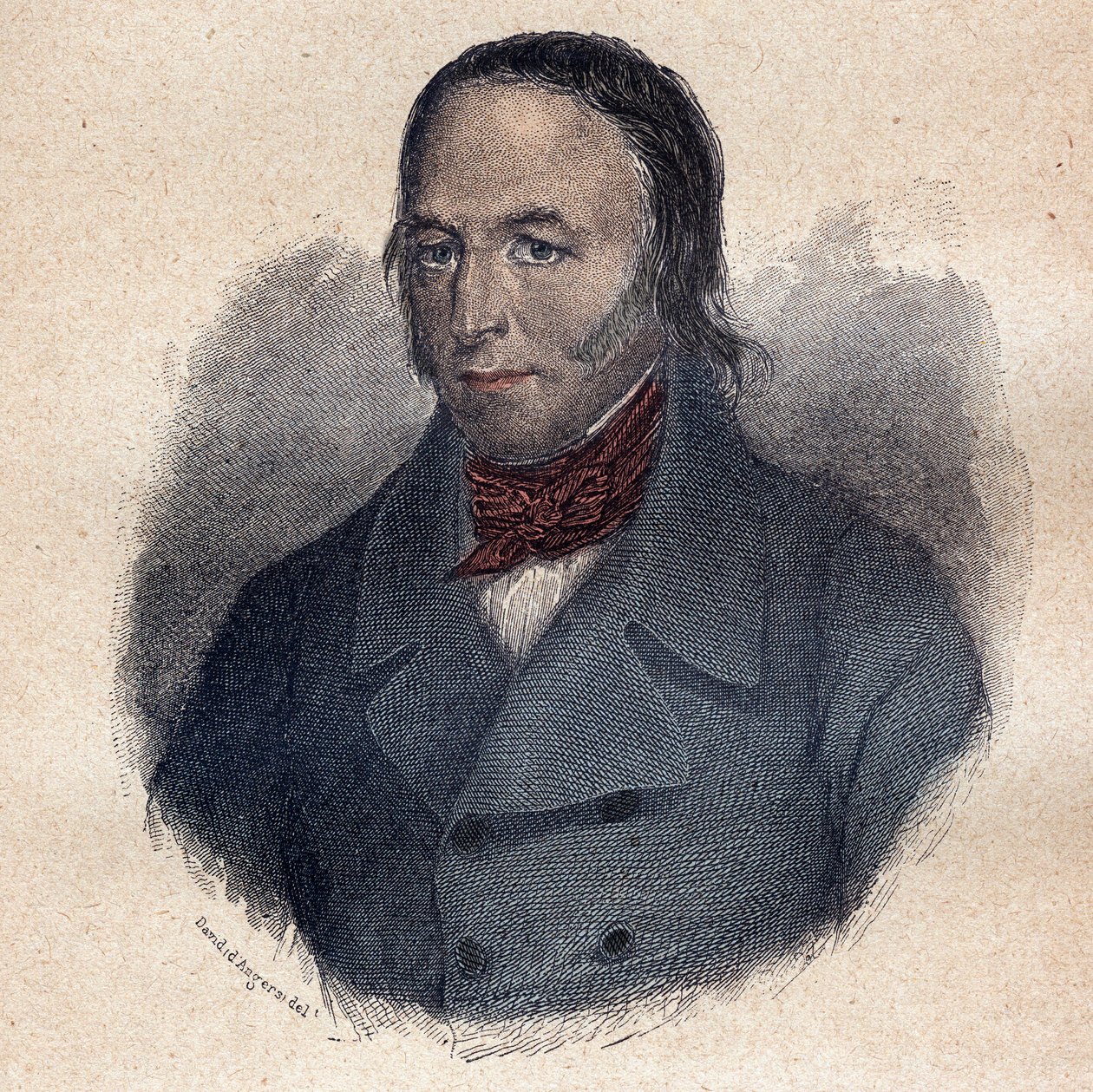 Louis Marie de Lahaye, Baron dann Viscount de Cormenin (1788-1868), französischer Jurist und politischer Pamphletist - Gravur von Unknown artist