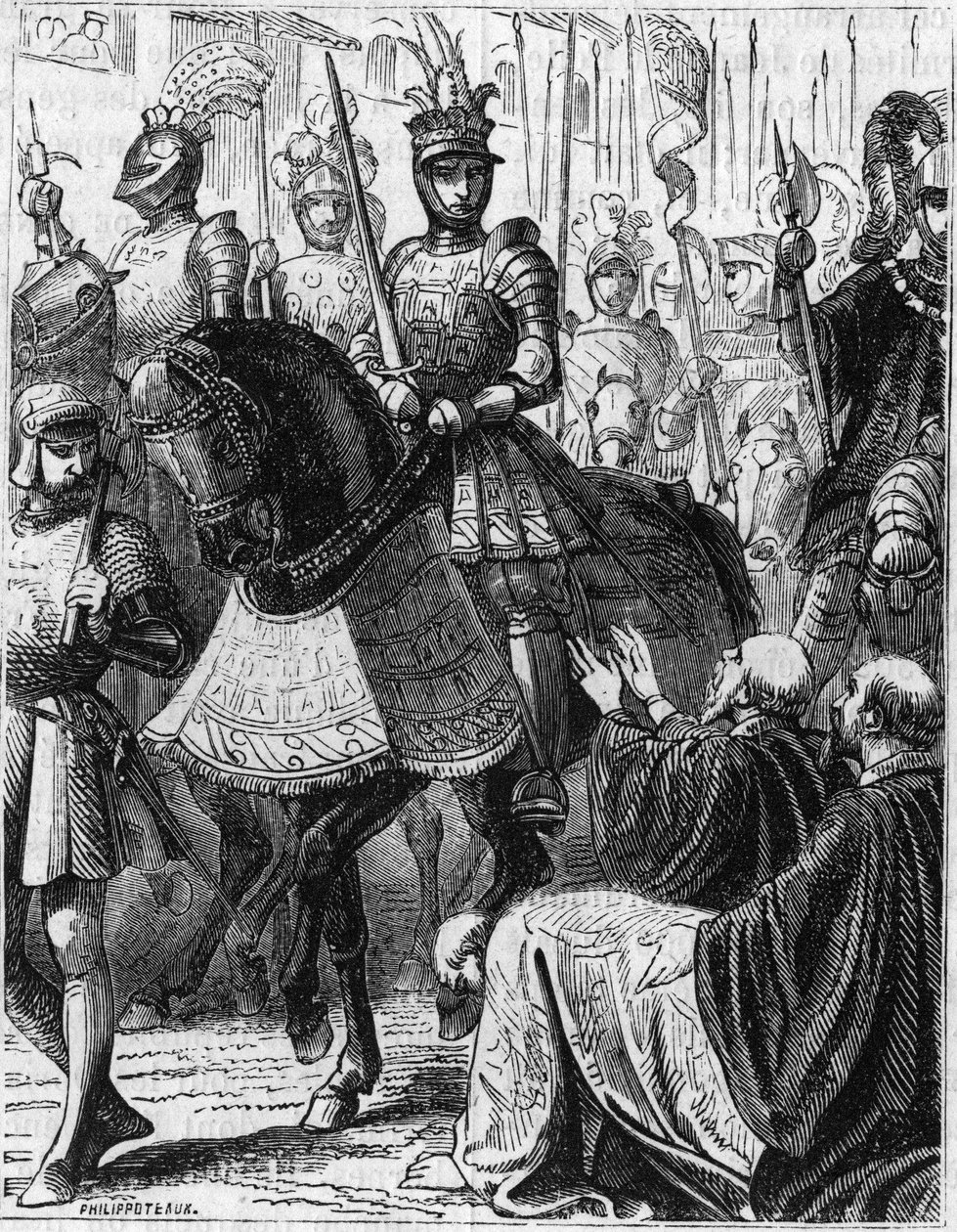 Ludwig XII. (1462-1516) betritt Genua (Italien). von Unknown artist