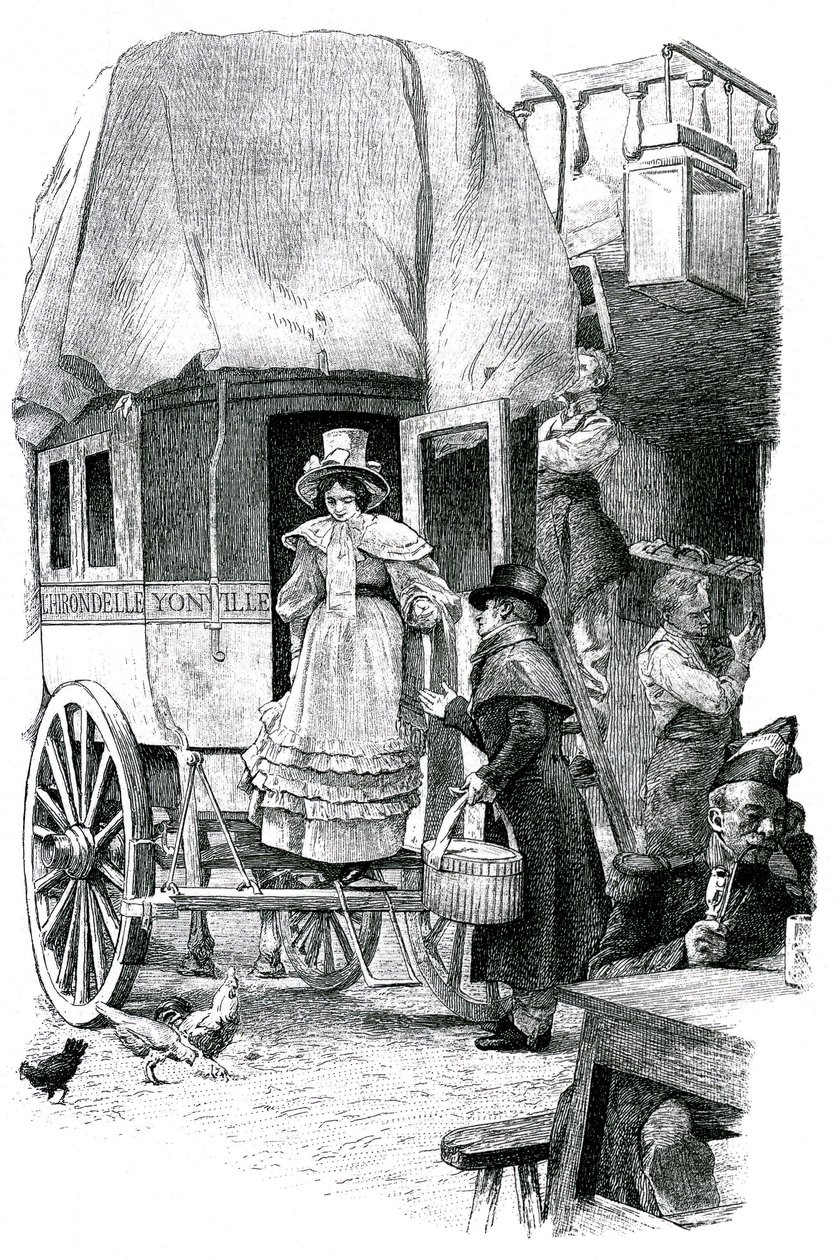 Madame Bovary, Illustration für Gustave Flauberts Roman von Unknown artist
