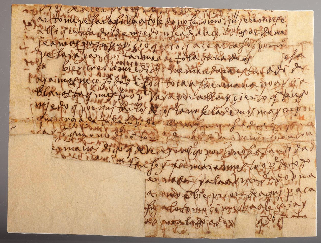 Manuskript. Brief Nr. 7 an die Nonnen von Beas de Segura (Carta nº 7 de S. Juan de la Cruz desde Málaga a las monjas de Beas de Segura). Papier. Teil 2. 18. November 1585. von Unknown artist