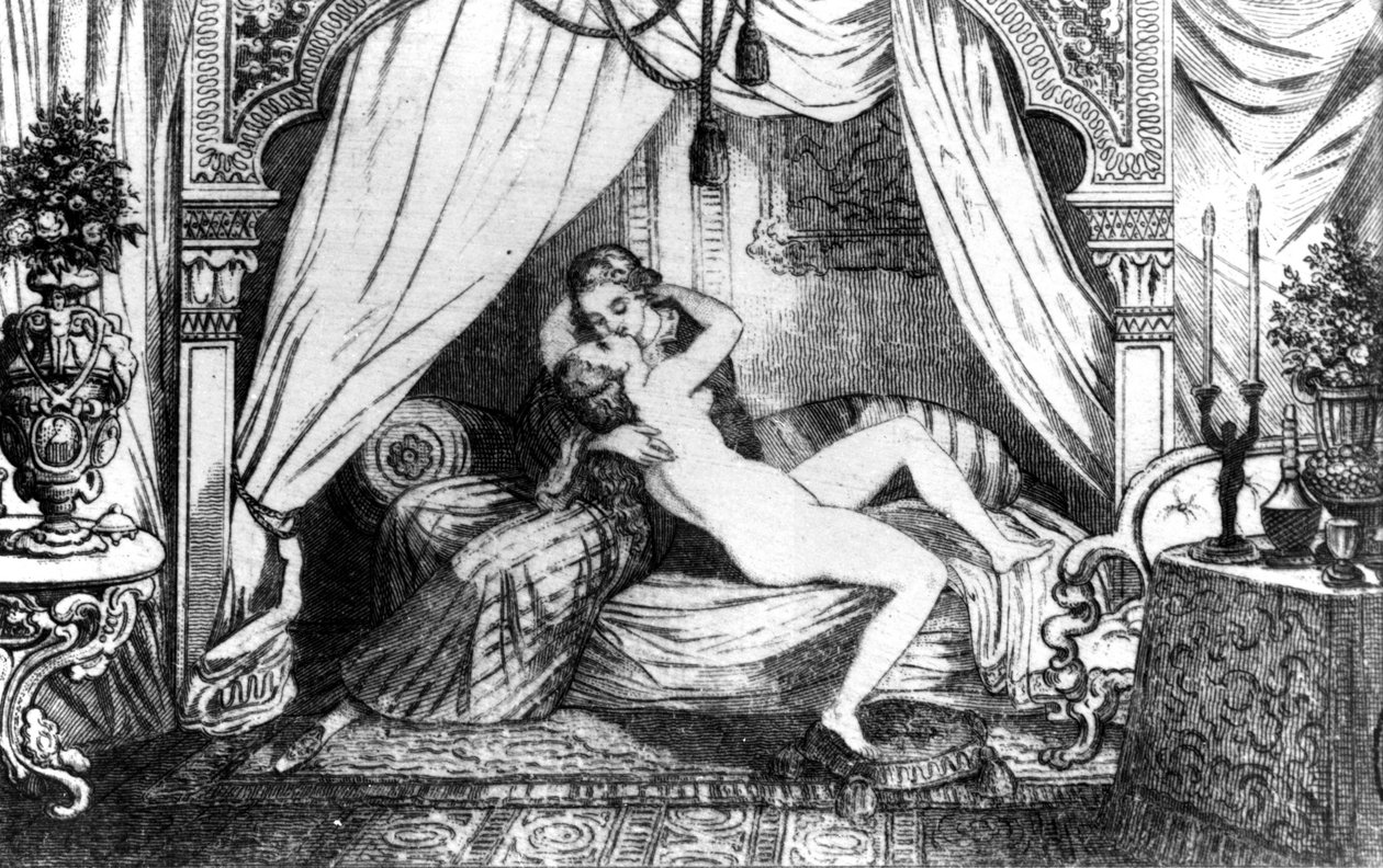 Marinette - in „Histoire de ma vie“ von Casanova. Brüssel 1872. von Unknown artist