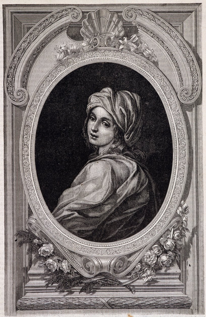 Medaillonporträt von Päpstin Johanna - in "Histoire des popes" von Maurice Lachatre von Unknown artist