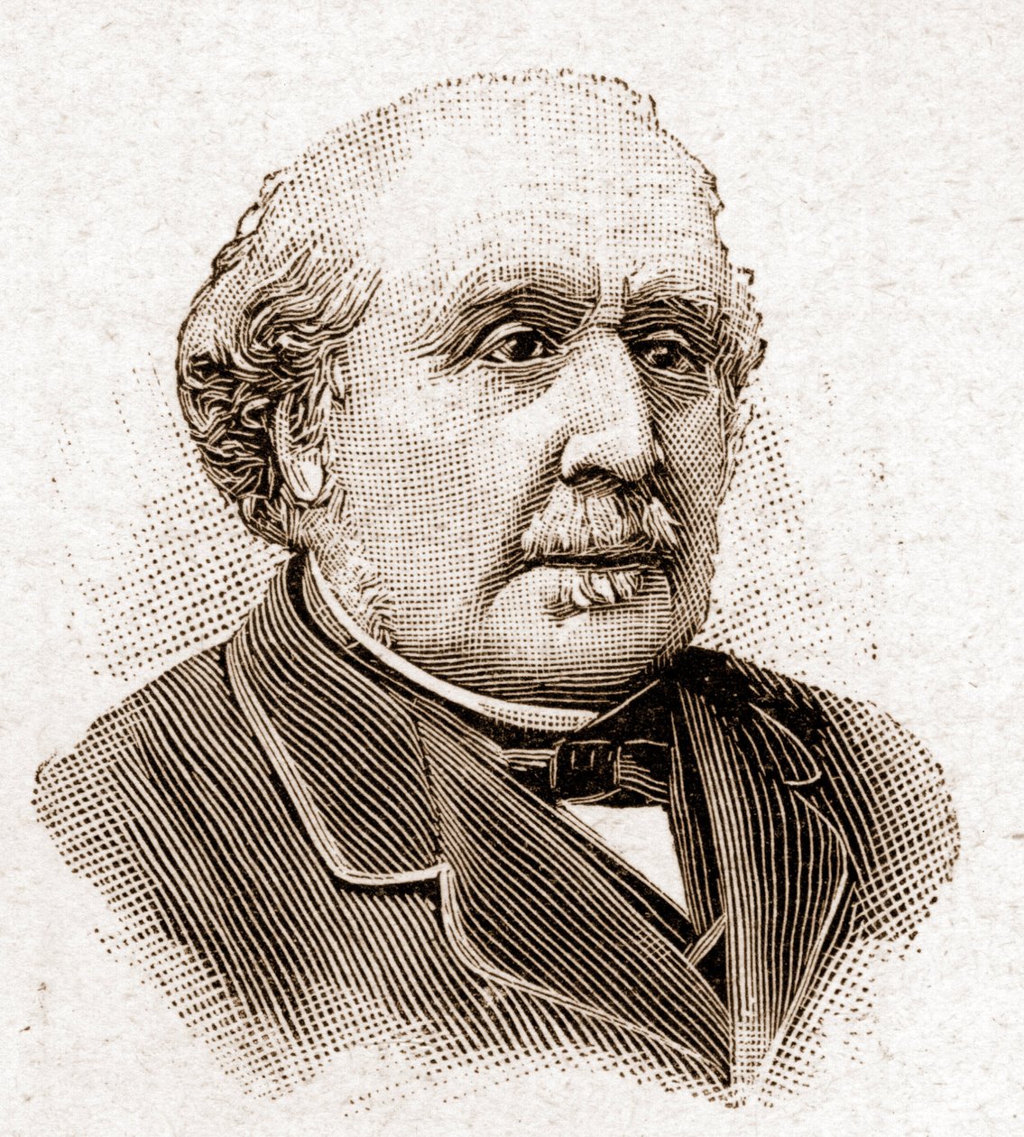 Mitglieder der Académie Française im Jahr 1895: Porträt von Albert, Herzog von Broglie (1821-1901), französischer Historiker und Politiker. von Unknown artist