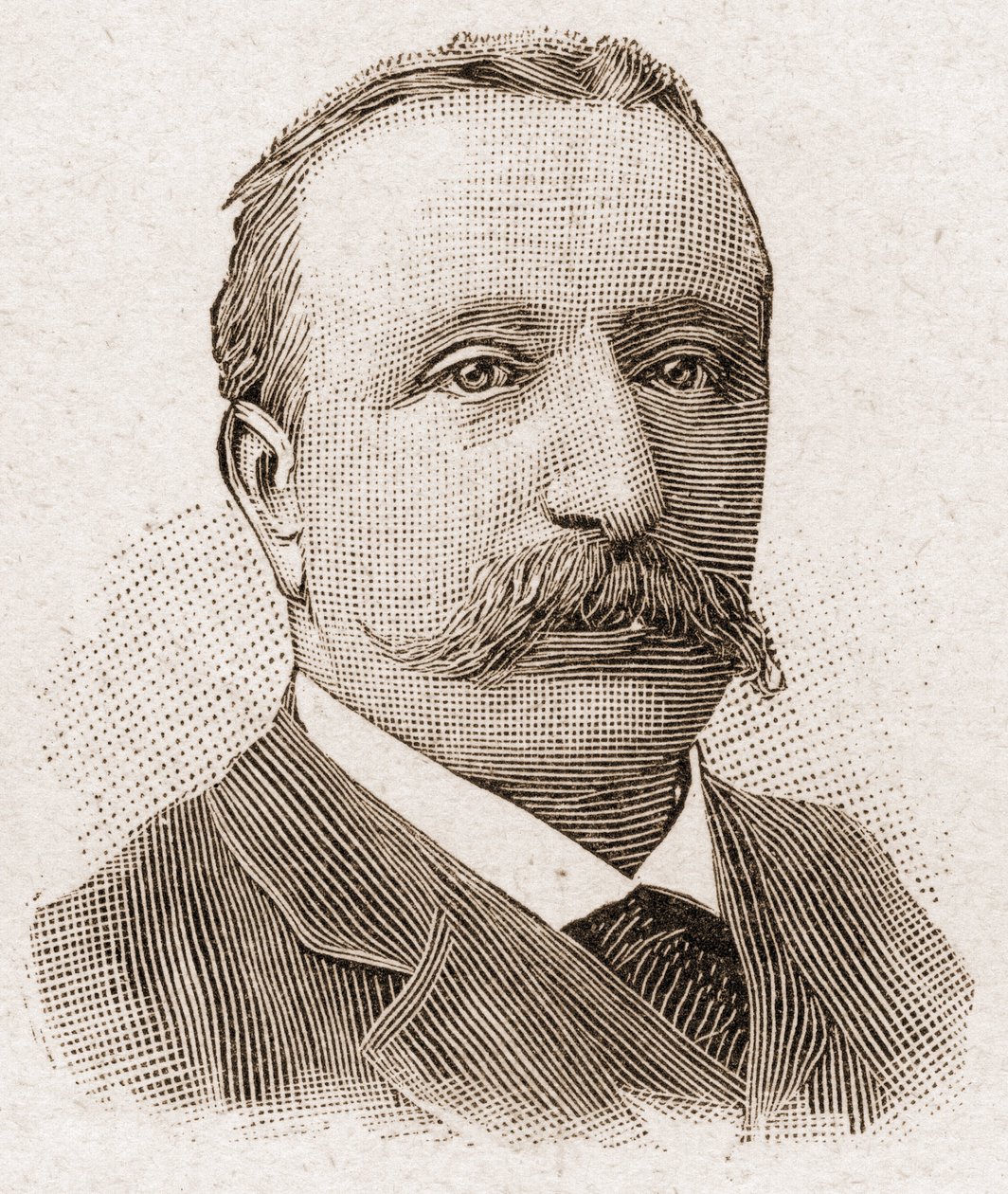 Mitglieder der Académie Française im Jahr 1895: Porträt von Albert Sorel (1843-1906), französischer Historiker. von Unknown artist