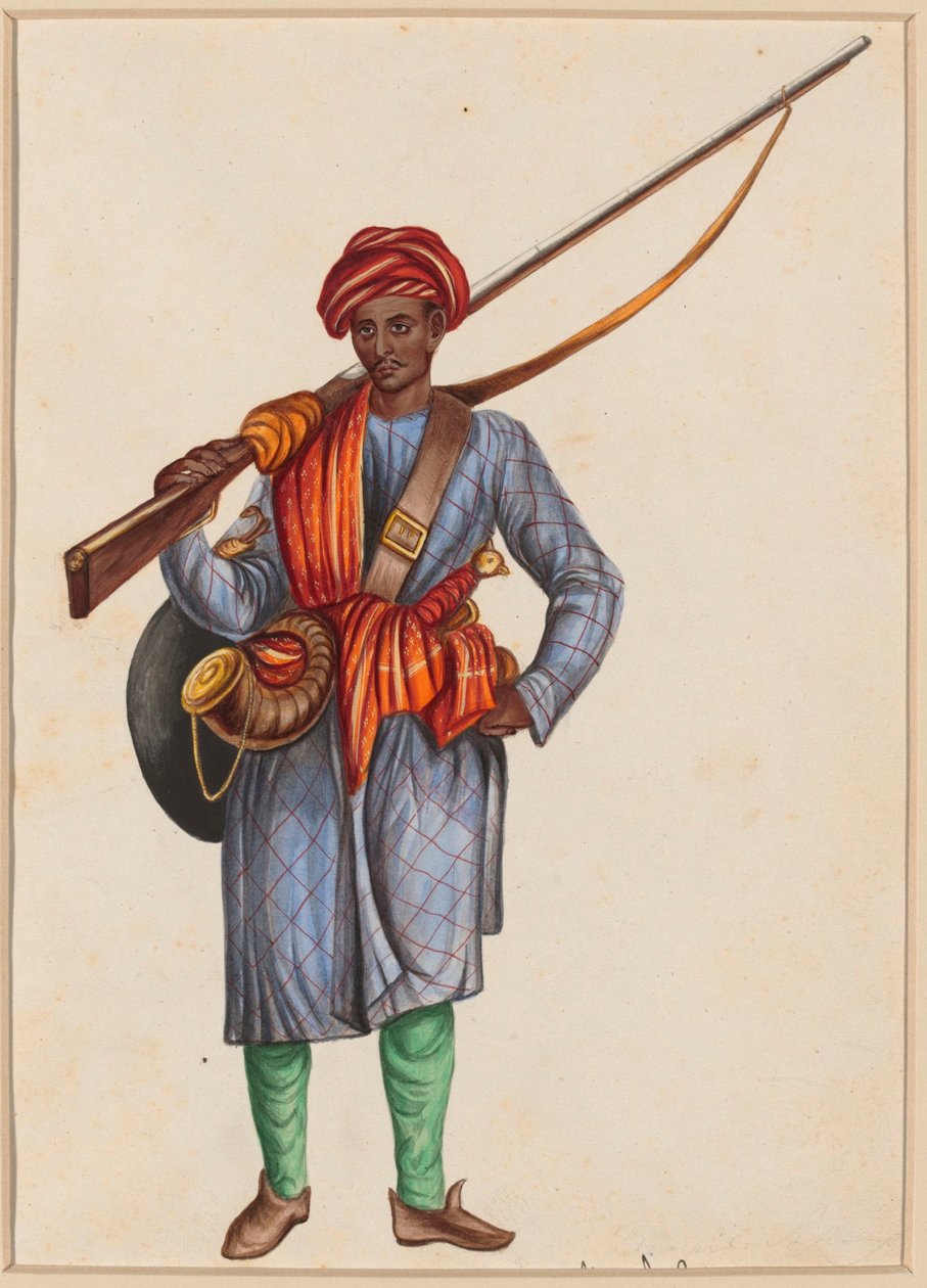Mughal-Infanterist von Unknown Artist