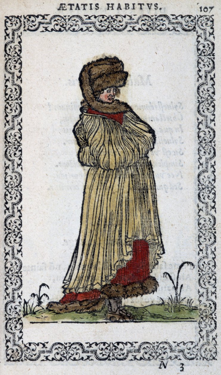 Moskowitische Frau - in Habits et effigies von Jean Sulperius von Unknown artist