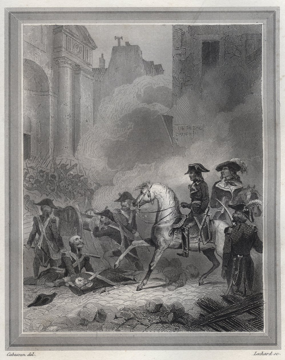 Napoleon zerschlägt die royalistische Rebellion von Unknown artist