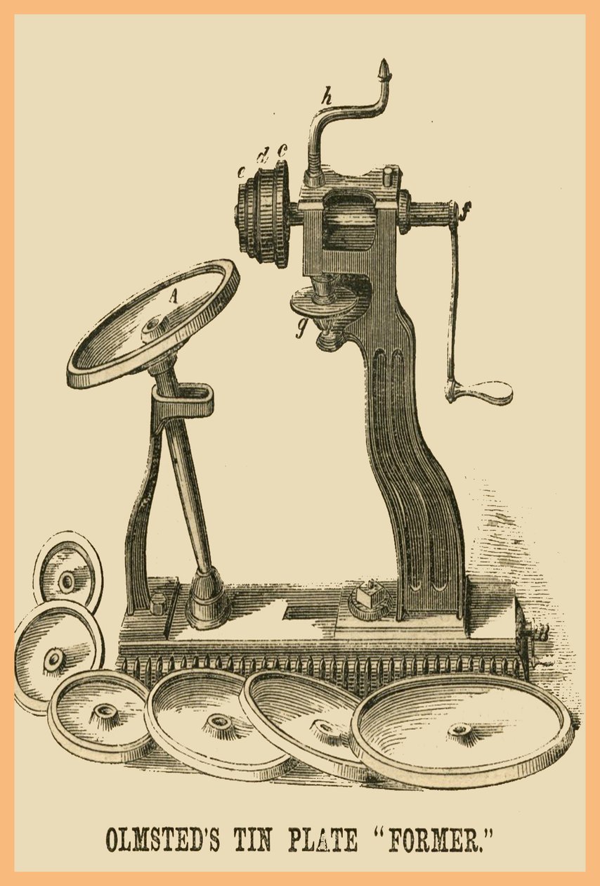 Olmsteads Blechformer von Unknown Artist