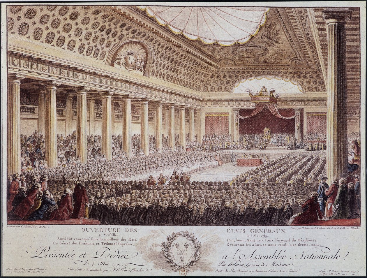 Eröffnung der Generalversammlung in Versailles am 5. Mai von Unknown artist