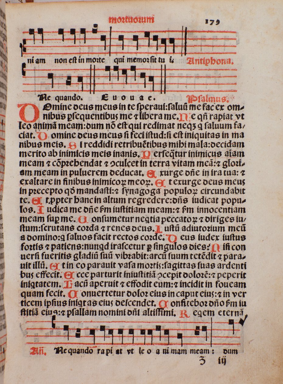 Seite aus dem liturgischen Buch „Liber Sacerdotalis“ von Castellini von Unknown artist