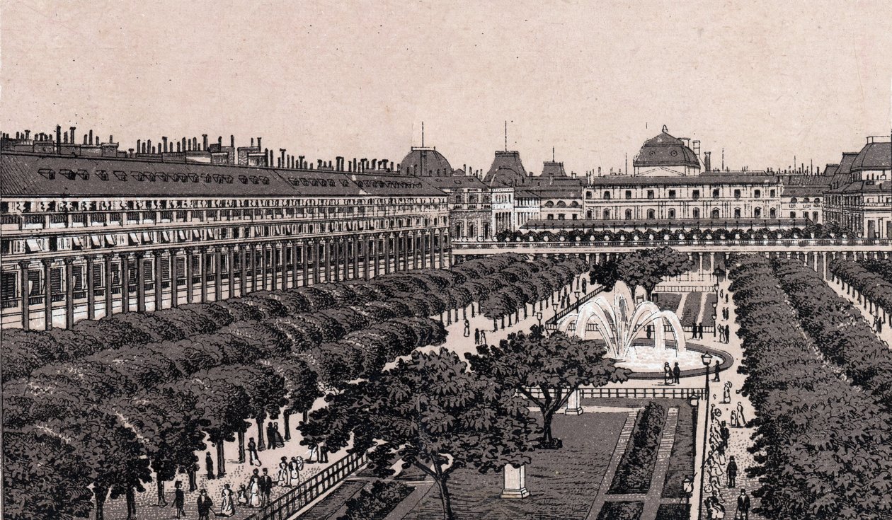 Paris, Frankreich: Blick auf den Königspalast. aus 