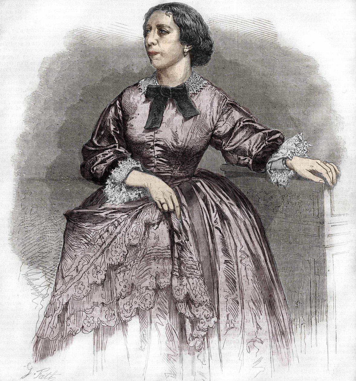 Pauline Viardot-García (1821-1910), französische Sängerin. von Unknown artist