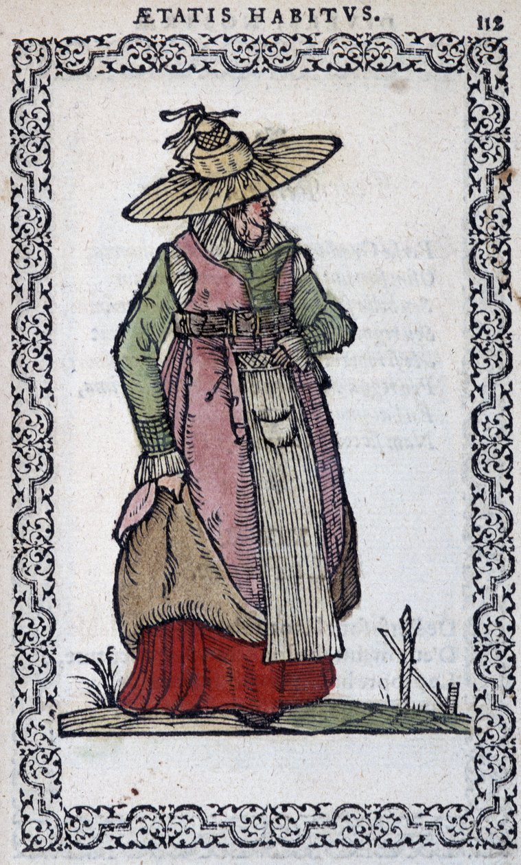 Piemontesische Frau - in Habits et effigies von Jean Sulperius von Unknown artist