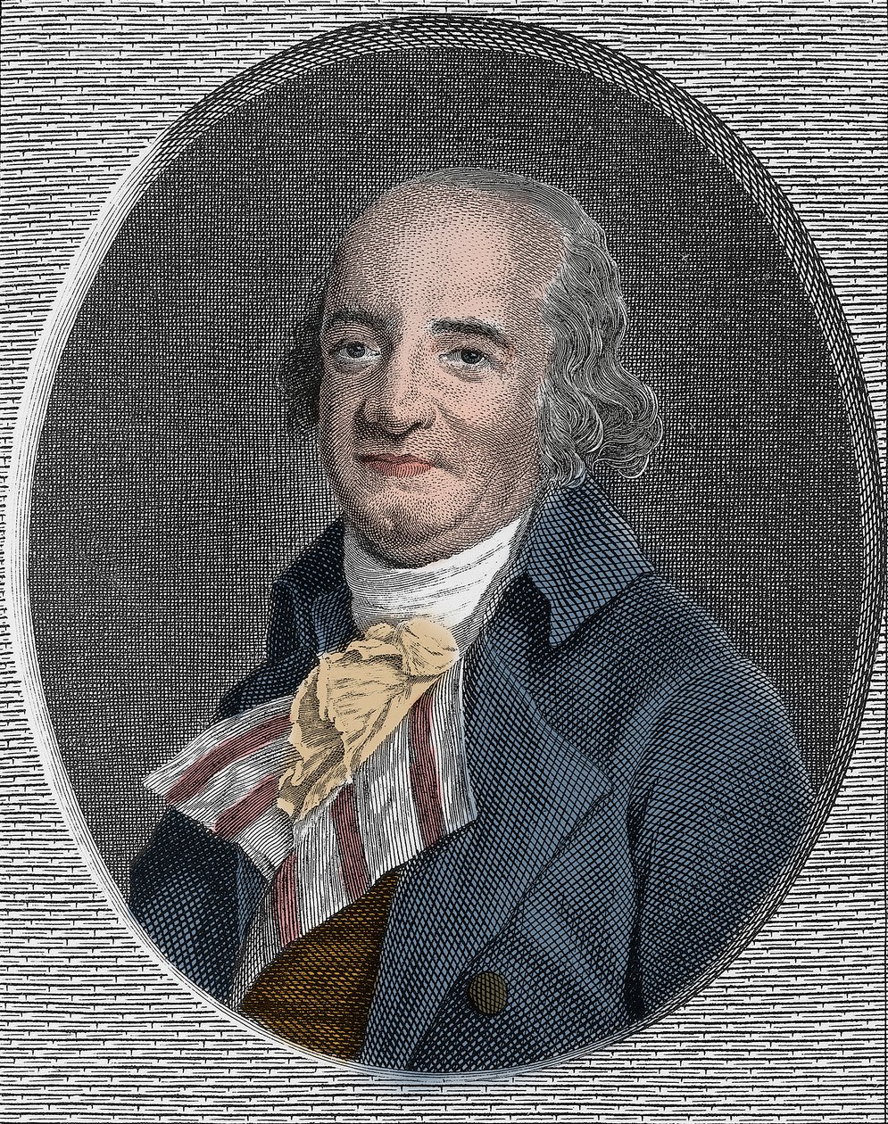 Pierre Samuel du Pont de Nemours (1739-1817), Unternehmer und Ökonom französischer Herkunft und amerikanischer Diplomat von Unknown artist