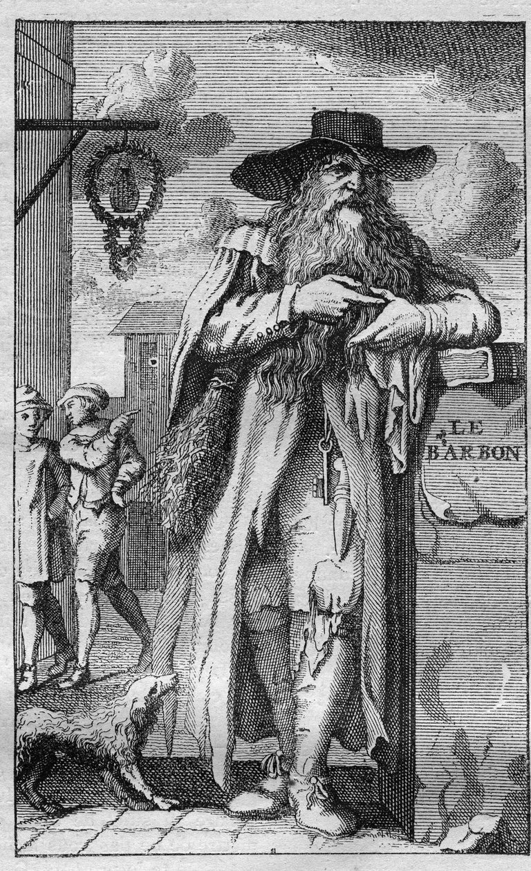 Pierre de Montmaur (1576 -1650) Gelehrter, französischer Dichter lateinischer Ausdrucksweise - Gravur von Unknown artist