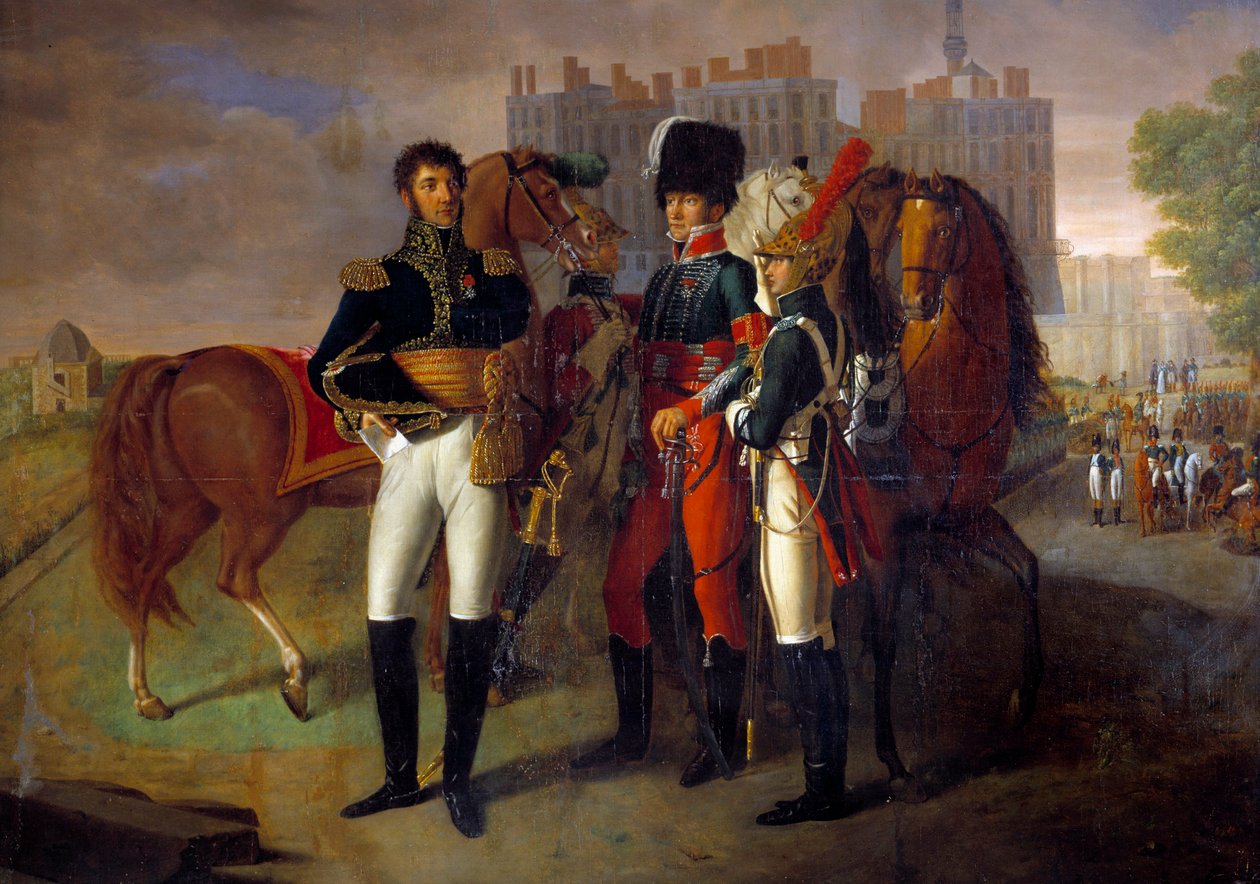 Ganzkörperporträt von La Ronciere, Kommandant der Kavallerieschule von Saint Germain von Unknown artist