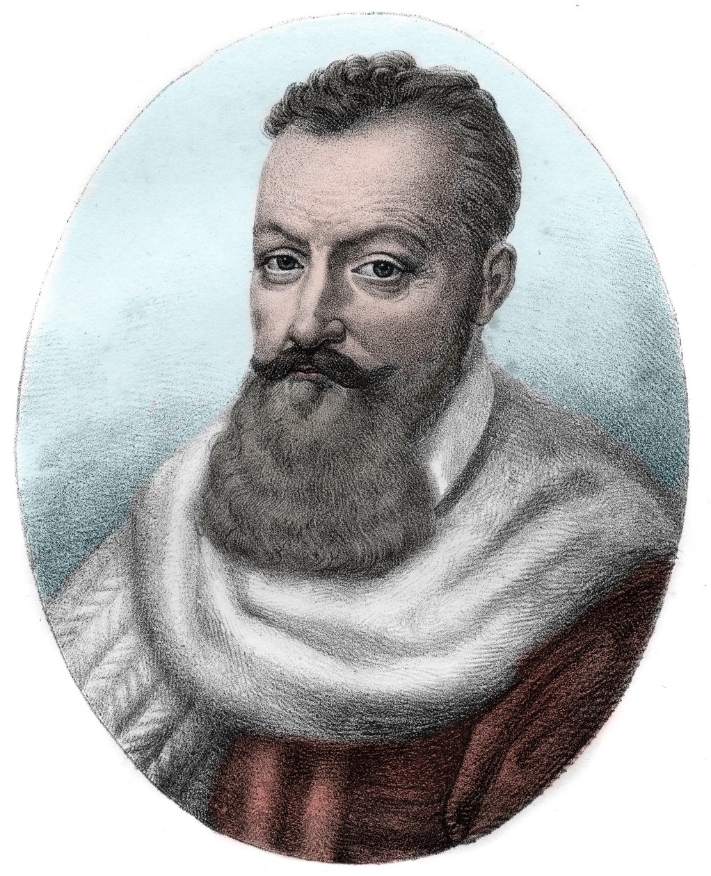 Porträt von Achilles de Harlay, erster Präsident des Parlaments von Paris von Unknown artist