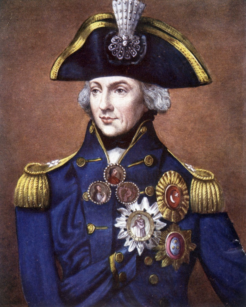 Porträt von Admiral Nelson (1758 - 1805), britischer Admiral von Unknown artist