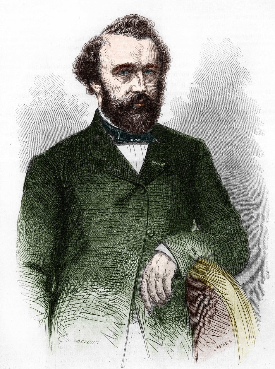 Porträt von Adolphe Sax, Erfinder des Saxophons (1814-1894) von Unknown artist