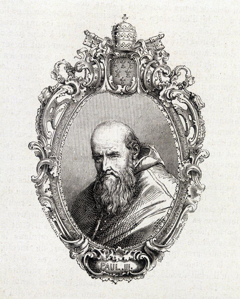 Porträt von Alessandro Farnese, Paul III. (1468 - 1549), Papst von 1534 bis 1549 von Unknown artist