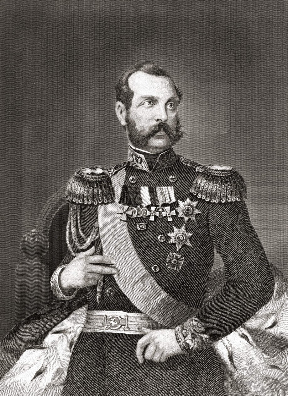 Porträt von Alexander II. Nikolajewitsch (1818 - 1881), Kaiser von Russland. von Unknown artist
