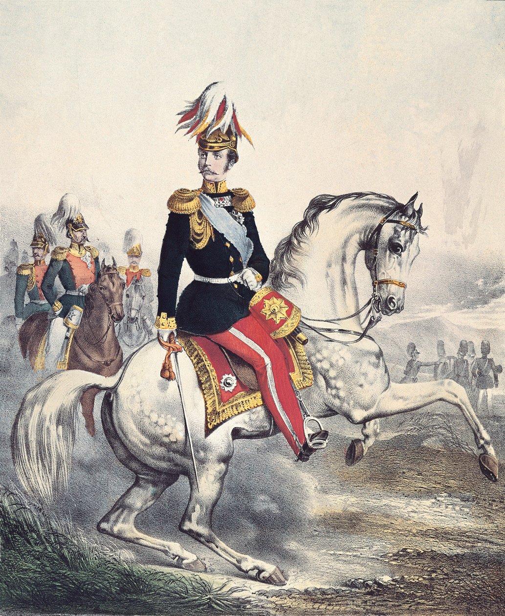 Porträt von Alexander II. Nikolajewitsch (Farbstich) von Unknown artist