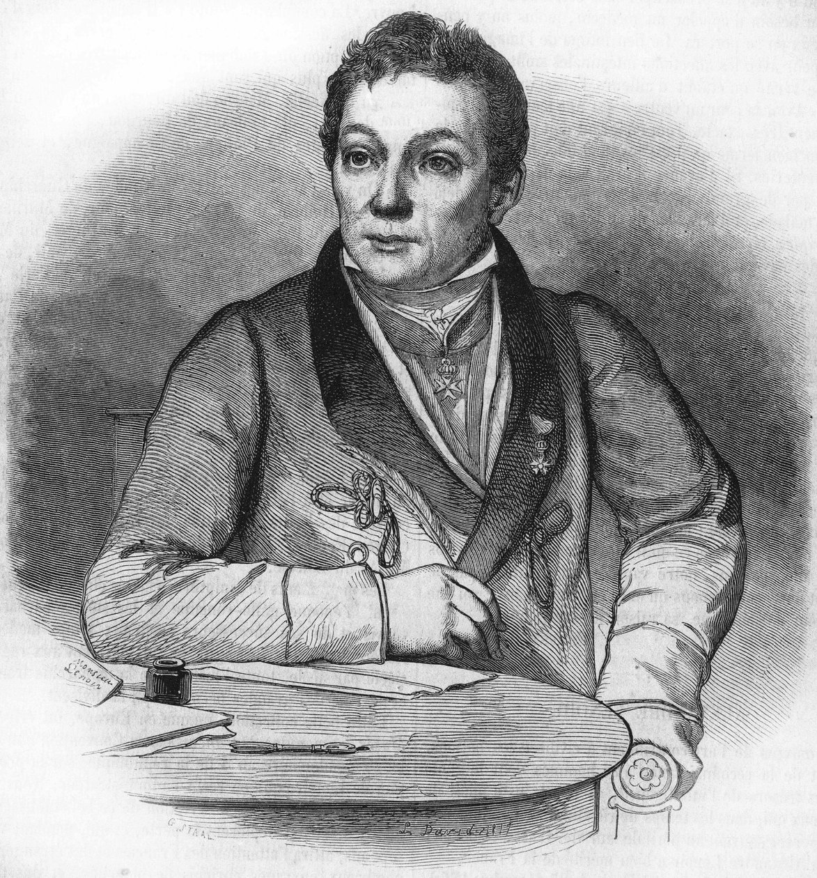 Porträt von Alexandre Lenoir, französischer Archäologe (1761 bis 1839). von Unknown artist