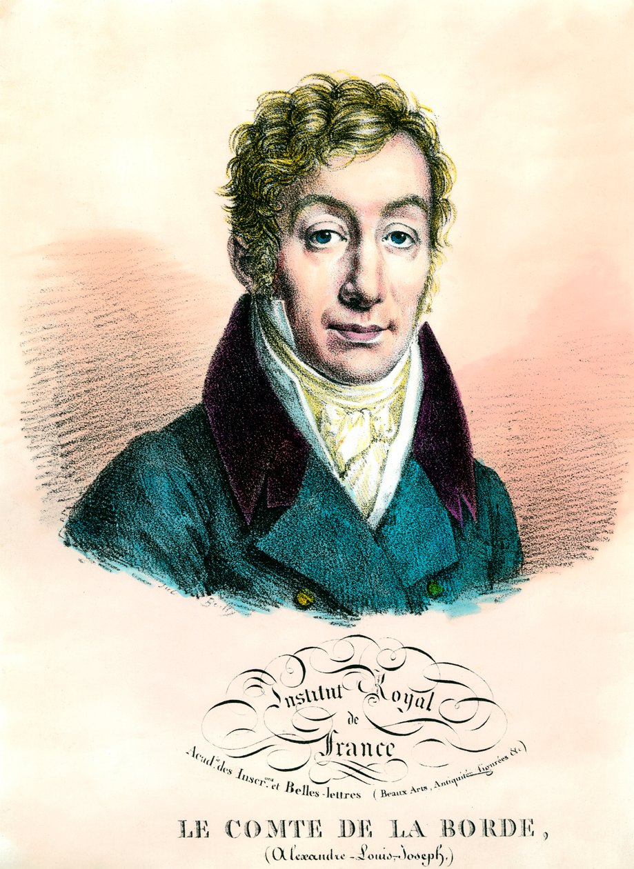 Porträt von Alexandre Louis Joseph, Graf von Laborde, französischer Archäologe und Politiker von Unknown artist