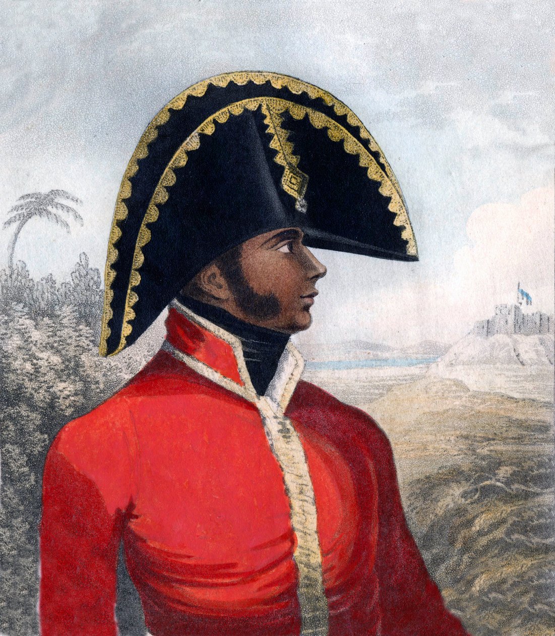 Porträt von Alexandre Sabes (1770-1818), genannt Petion - der erste Präsident der Republik Haiti von Unknown artist