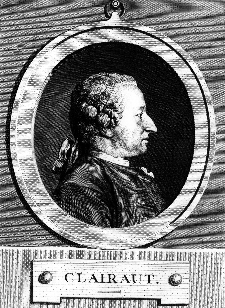 Porträt von Alexis Claude Clairaut (1713-1765), französischer Mathematiker von Unknown artist