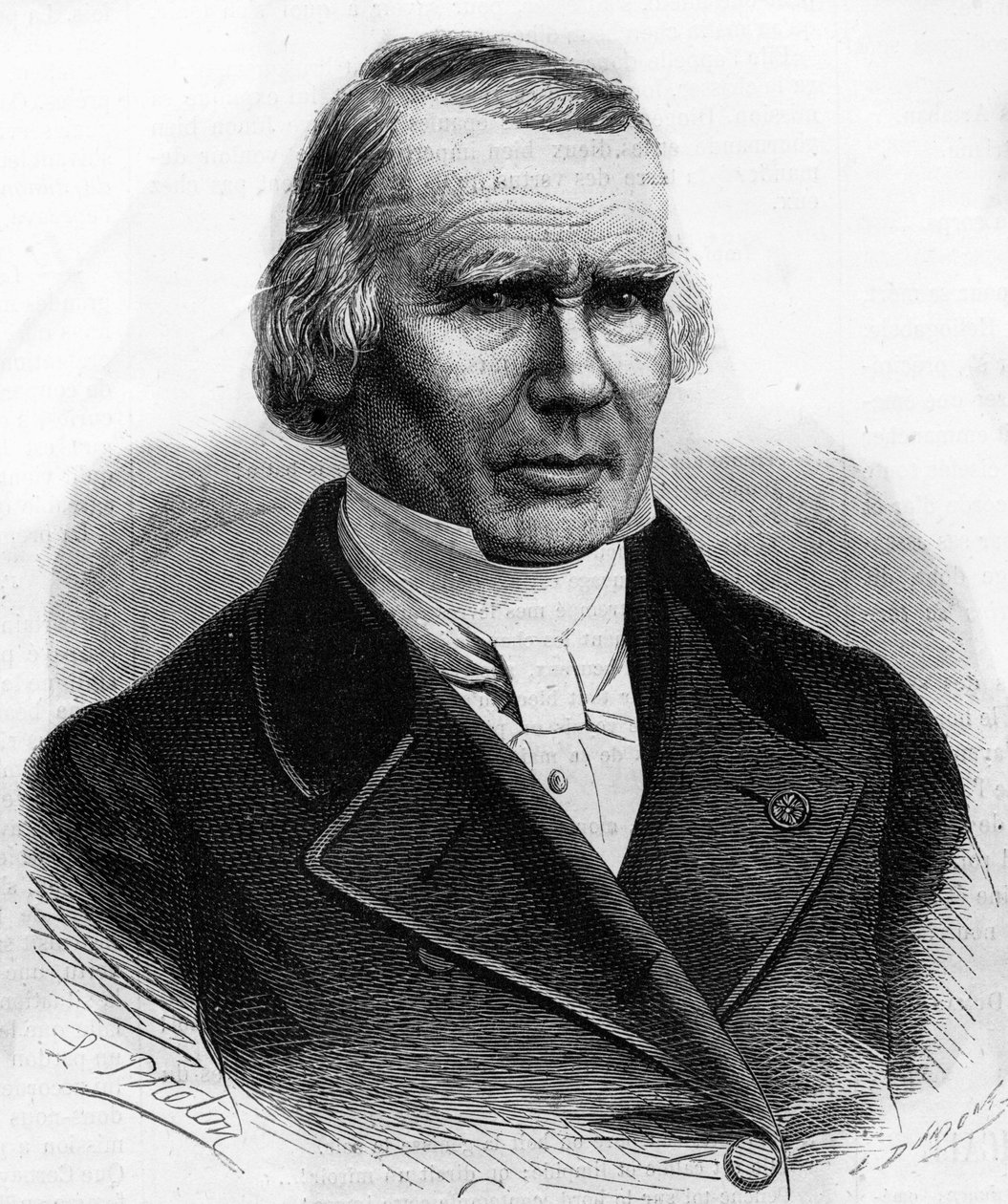 Porträt von Alfred Louis Marie Velpeau (1795 - 1867), französischer Chirurg von Unknown artist
