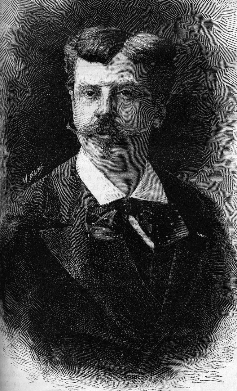 Porträt von Alphonse de Neuville, französischer Maler (1835-1885) von Unknown artist