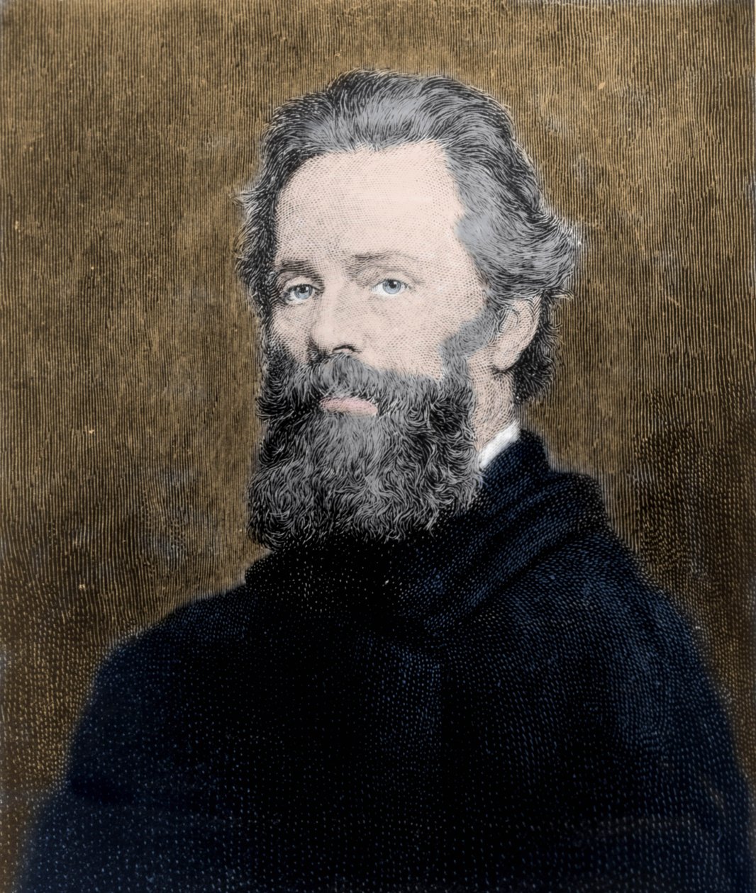Porträt des amerikanischen Dichters und Romanautors Herman Melville (1819-1891) von Unknown artist