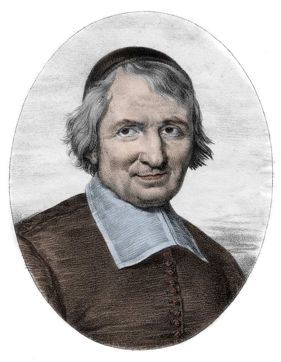 Porträt von Antoine Arnauld (1612-1694), französischer Priester, Theologe, Philosoph und Mathematiker, Mitglied der Jansenisten von Unknown artist