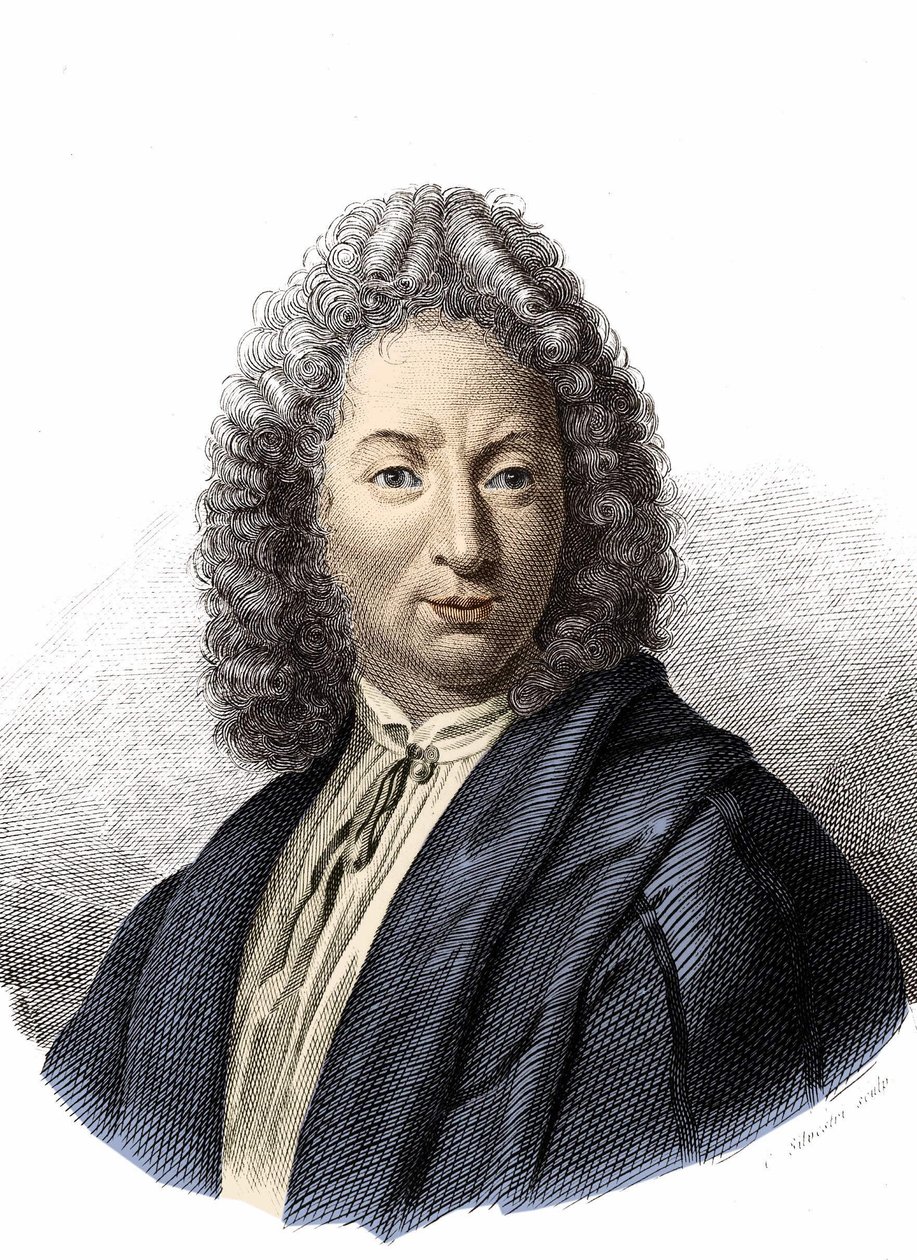 Porträt von Arcangelo Corelli (1653 - 1713) von Unknown artist