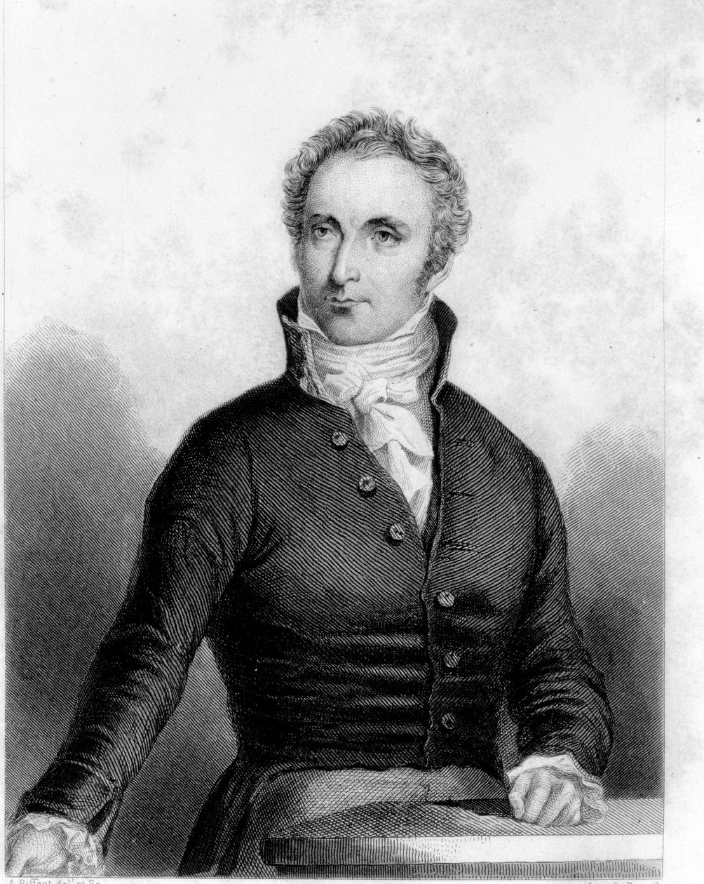 Porträt von Auguste Casimir Perier (1811-1876), französischer Politiker - Gravur - in „Die Geschichte Frankreichs“ von Henri Martin von Unknown artist