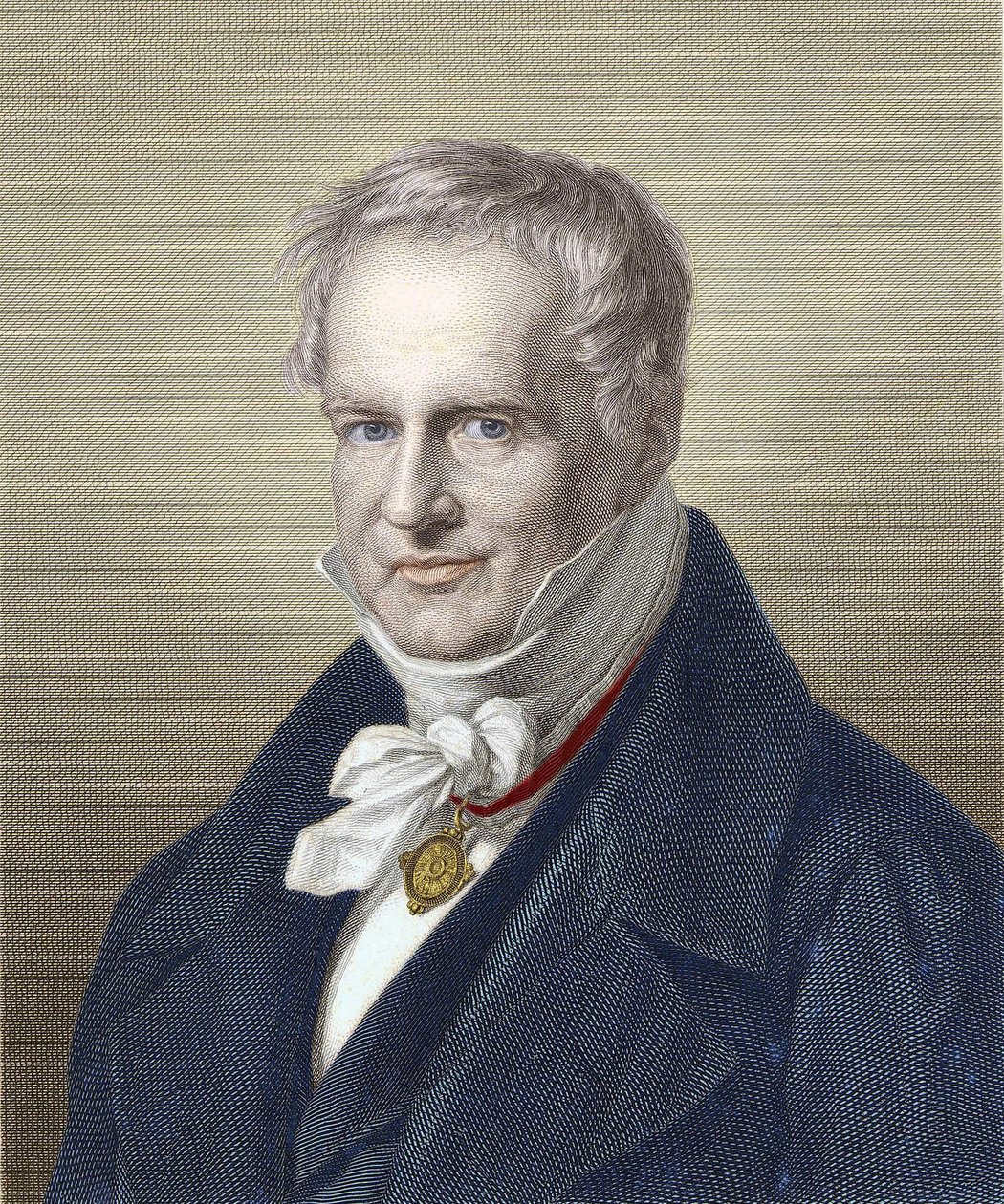 Porträt von Baron Alexander von Humboldt von Unknown artist