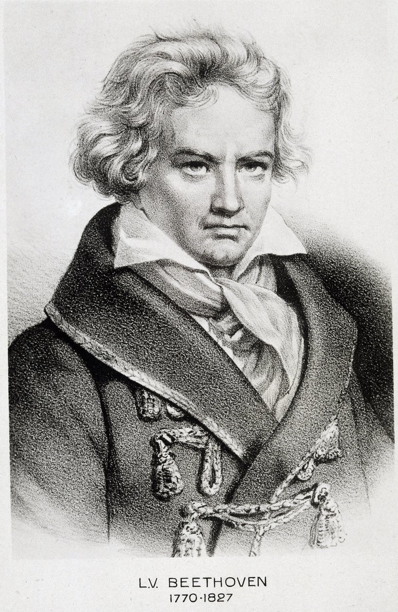 Porträt von Beethoven (1770 - 1827) von Unknown artist
