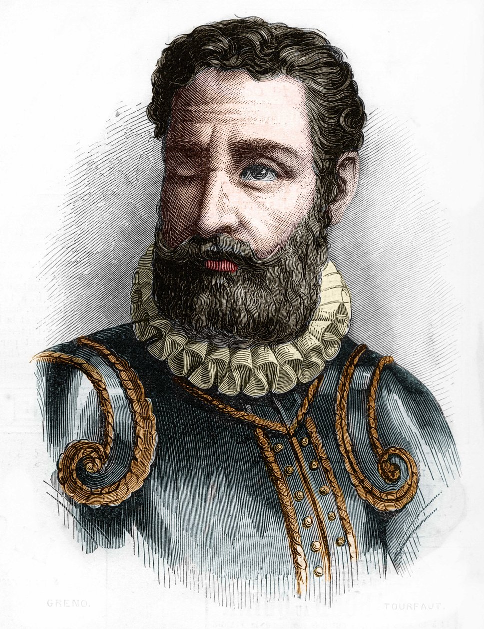 Porträt von Camoens Luis Vaz de Camoens, portugiesischer Dichter (1525-1580). von Unknown artist
